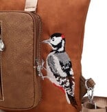 Hi Di Hi Slingbag/rugzak Drummer DR05 cognac/brown