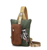 Hi Di Hi Slingbag/rugzak Drummer DR07 d.green/yellow