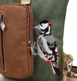 Hi Di Hi Slingbag/rugzak Drummer DR07 d.green/yellow