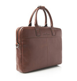 Castelijn & Beerens Laptoptas 15,6" RFID | lichtbruin. Special edition.