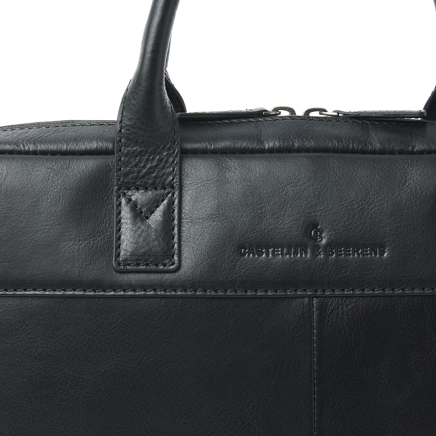 Castelijn & Beerens Laptoptas 15,6" RFID | lichtbruin. Special edition. - Copy