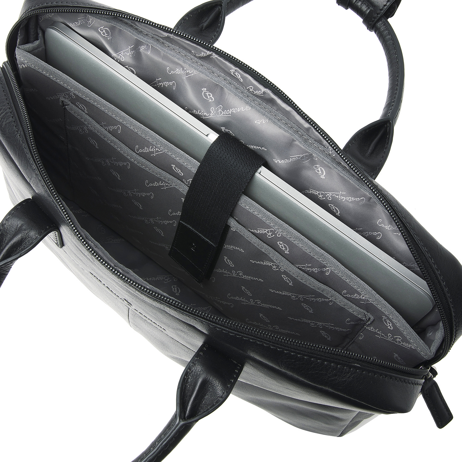 Castelijn & Beerens Laptoptas 15,6" RFID | black. Special edition.
