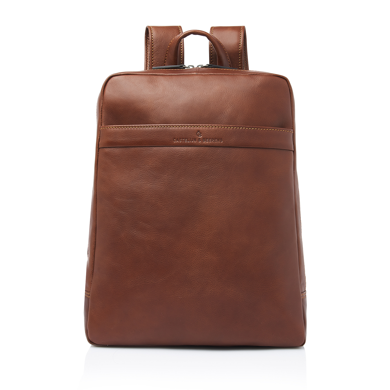 Castelijn & Beerens Laptoprugzak 15,6" RFID | lichtbruin. Special Edition