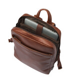 Castelijn & Beerens Laptoprugzak 15,6" RFID | lichtbruin. Special Edition