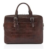 Castelijn & Beerens Laptoptas 15,6 inch Laptoptas 15,6" RFID | mocca limited edition
