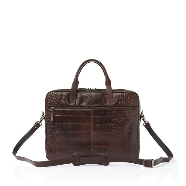 Castelijn & Beerens Laptoptas 15,6 inch Laptoptas 15,6" RFID | mocca limited edition