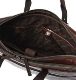 Castelijn & Beerens Laptoptas 15,6 inch Laptoptas 15,6" RFID | mocca limited edition