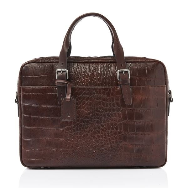 Castelijn & Beerens Laptoptas 15,6 inch Laptoptas 15,6" RFID | mocca limited edition