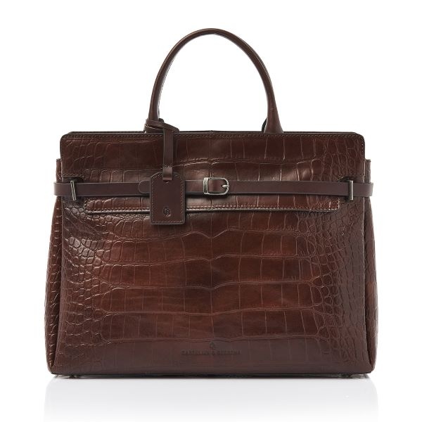 Castelijn & Beerens Dames Laptoptas 15,6 inch Laptoptas 15,6" RFID | mocca limited edition - Copy