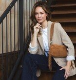 Chabo Suede Stormy Fringes Small Shoulderbag