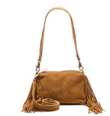 Chabo Suede Stormy Fringes Small Shoulderbag