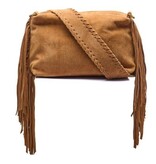 Chabo Suede Stormy Fringes Small Shoulderbag