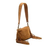 Chabo Suede Stormy Fringes Small Shoulderbag