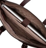 Castelijn & Beerens Dames Laptop schoudertas 15,6" RFID | cognac