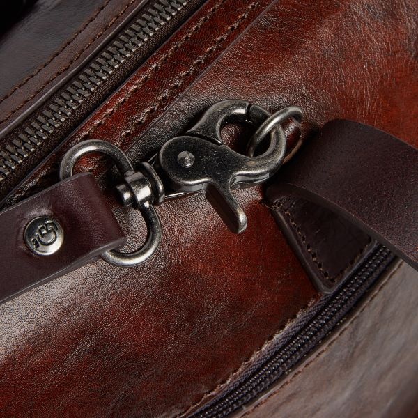 Castelijn & Beerens Dames Laptop schoudertas 15,6" RFID | cognac