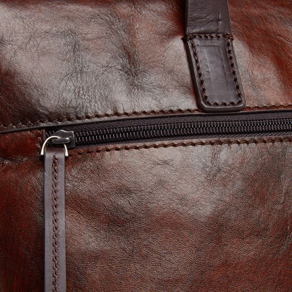 Castelijn & Beerens Dames Laptop schoudertas 15,6" RFID | cognac