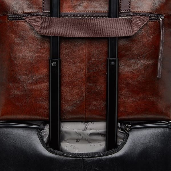 Castelijn & Beerens Dames Laptop schoudertas 15,6" RFID | cognac