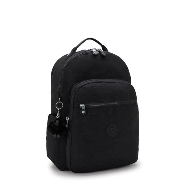Kipling SEOUL Grote Rugzak Met Laptop Bescherming Black