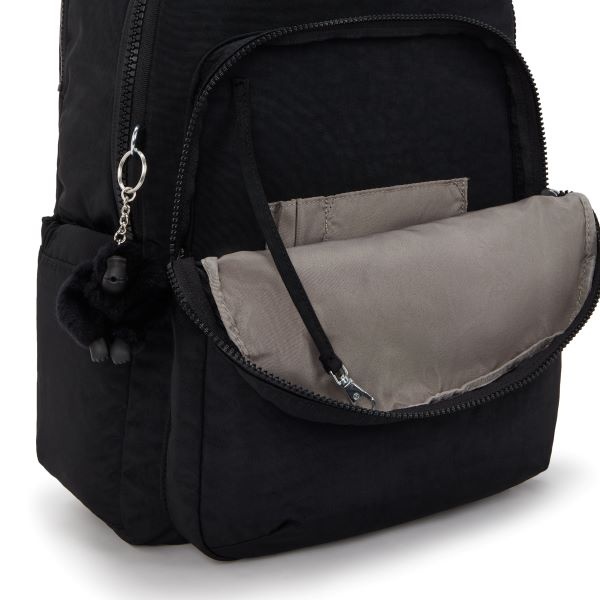 Kipling SEOUL Grote Rugzak Met Laptop Bescherming Black