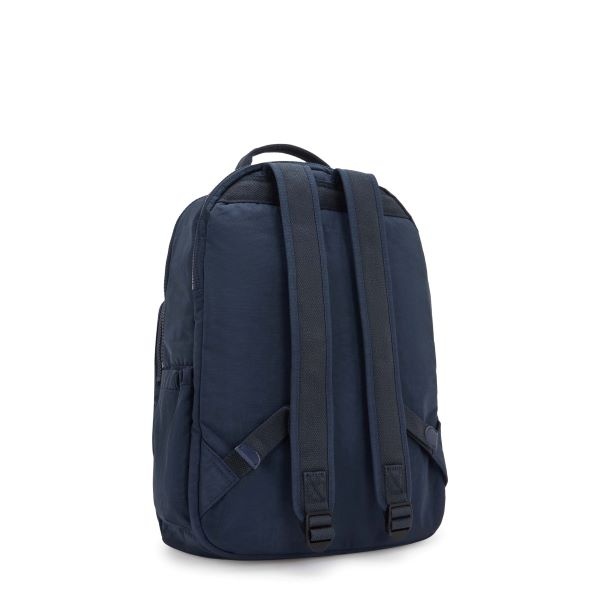 Kipling SEOUL Grote Rugzak Met Laptop Bescherming Blue Bleu