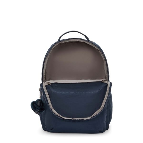 Kipling SEOUL Grote Rugzak Met Laptop Bescherming Blue Bleu