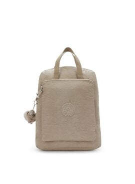 Kipling KAZUKI Middelgrote rugzak met laptopbescherming soft taupe