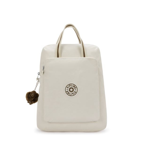 Kipling KAZUKI Middelgrote rugzak met laptopbescherming soft sand