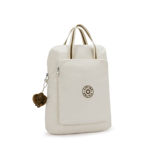 Kipling KAZUKI Middelgrote rugzak met laptopbescherming soft sand