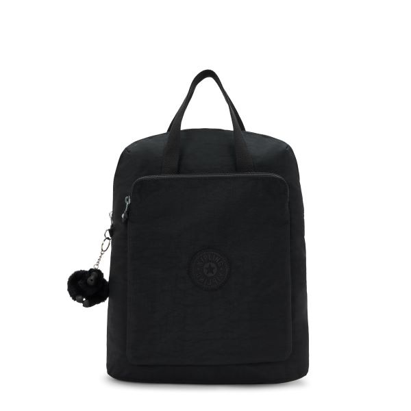 Kipling KAZUKI Middelgrote rugzak met laptopbescherming black noir