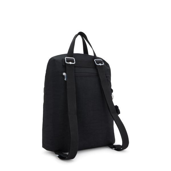 Kipling KAZUKI Middelgrote rugzak met laptopbescherming black noir