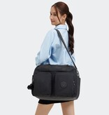 Kipling DEFEA XL Middelgrote weekendtas met laptopvak , Black