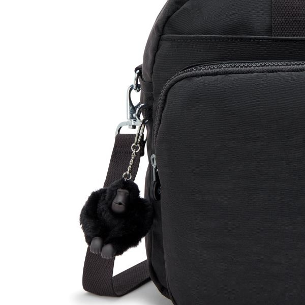 Kipling DEFEA XL Middelgrote weekendtas met laptopvak , Black