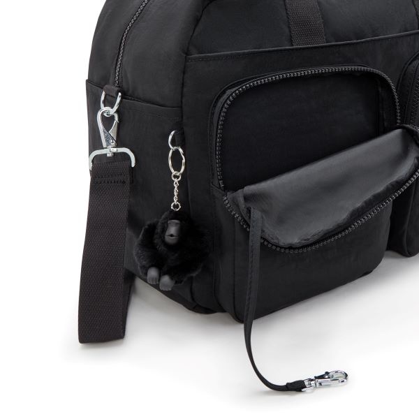 Kipling DEFEA XL Middelgrote weekendtas met laptopvak , Black