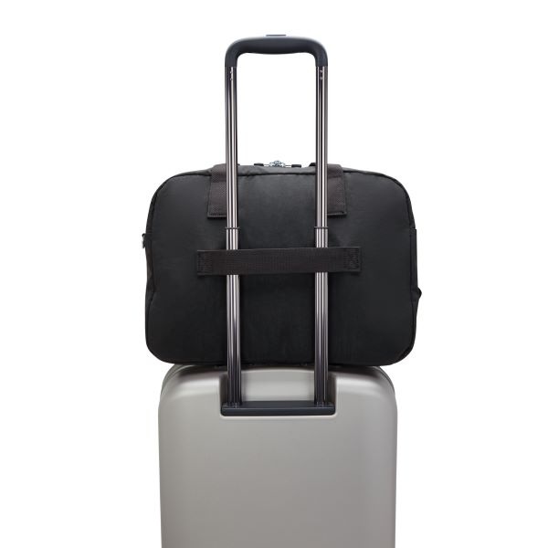 Kipling DEFEA XL Middelgrote weekendtas met laptopvak , Black