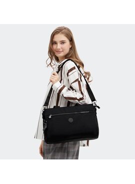 Kipling ELYSIA WORK S Kleine werktas met laptopbescherming, Infinite Black