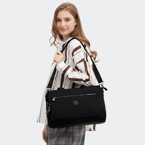 Kipling ELYSIA WORK S Kleine werktas met laptopbescherming, Infinite Black