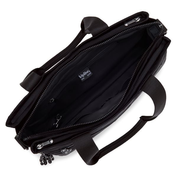 Kipling ELYSIA WORK S Kleine werktas met laptopbescherming, Infinite Black