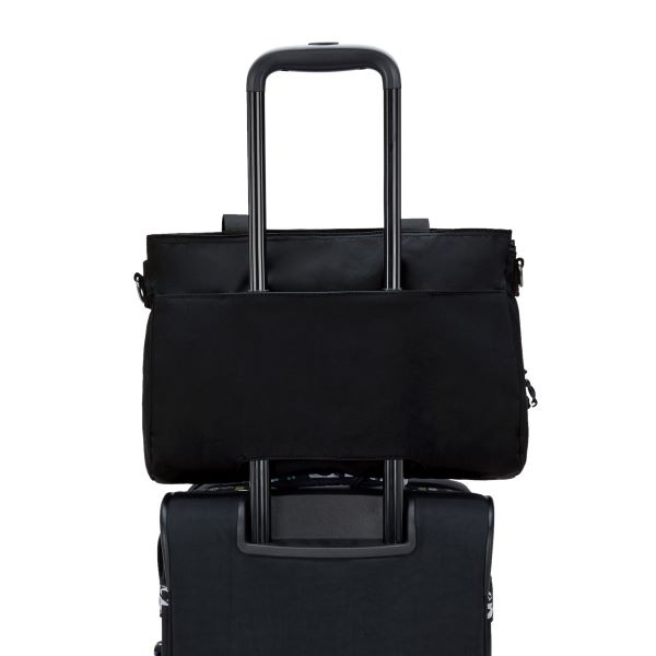 Kipling ELYSIA WORK S Kleine werktas met laptopbescherming, Infinite Black