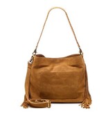 Chabo Suede Stormy Fringes Big Shoulderbag Light cognac