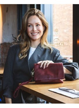 Chabo Schoudertas Borneo Style - Warm Red