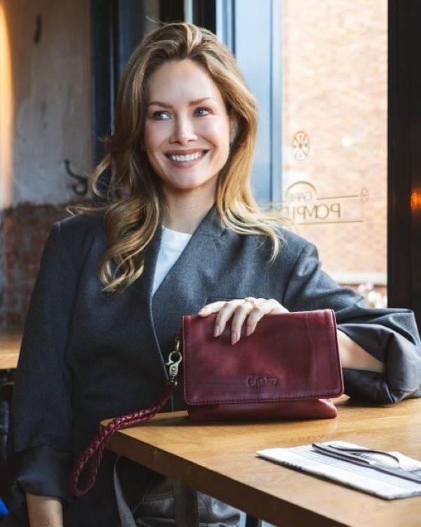 Chabo Schoudertas Borneo Style - Warm Red