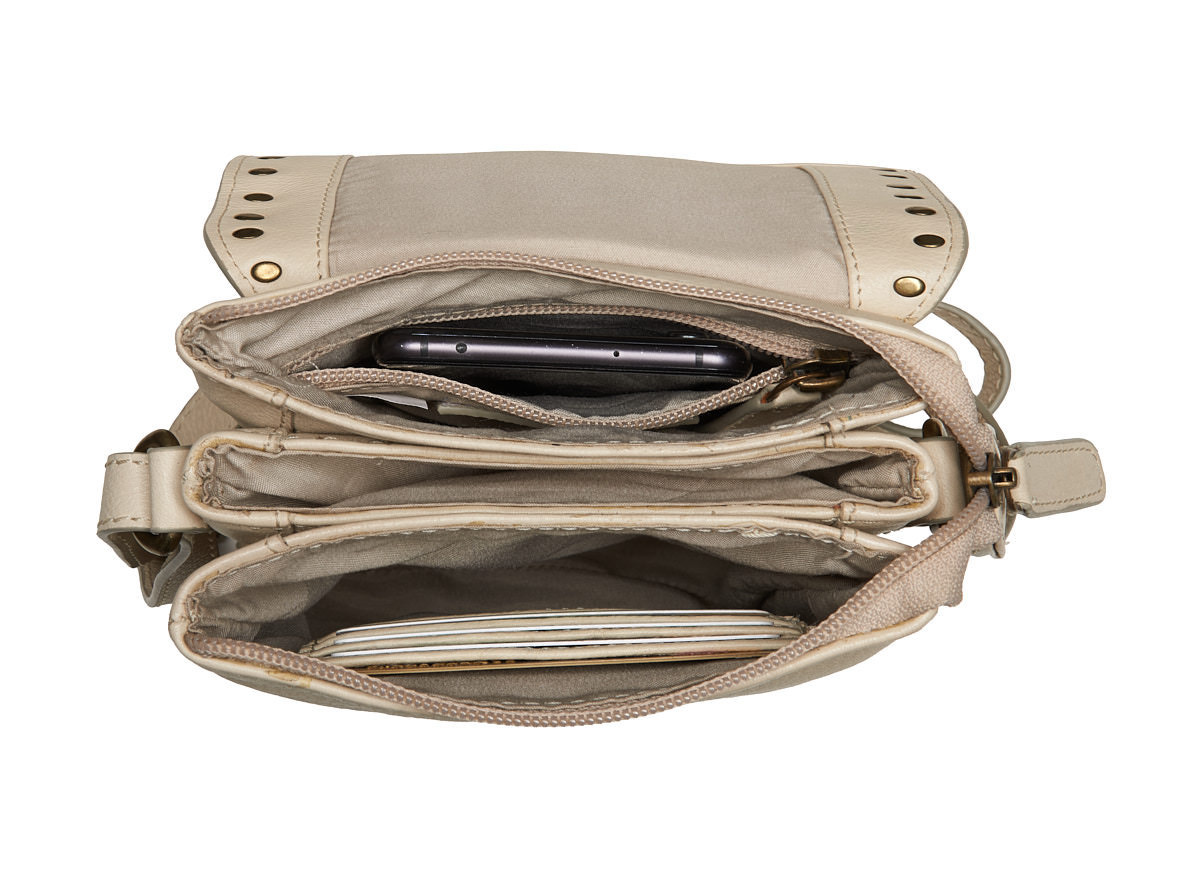 Chabo Telefoontasje/schoudertasje Verona Mover Creme