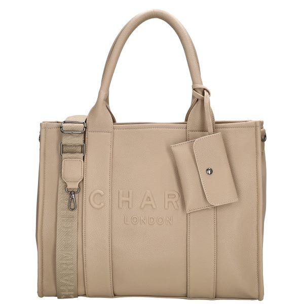 CHARM LONDON BAGS Bond Laptoptas sand