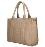 CHARM LONDON BAGS Bond Laptoptas sand