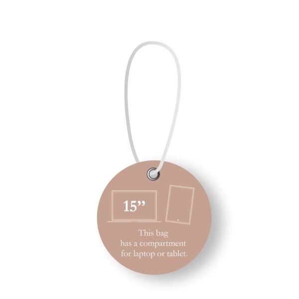 CHARM LONDON BAGS Bond Laptoptas sand