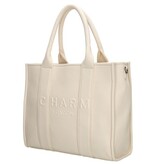 CHARM LONDON BAGS  Bond Laptoptas  off white
