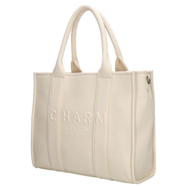CHARM LONDON BAGS  Bond Laptoptas  off white