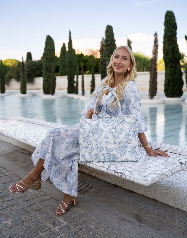 CHARM LONDON BAGS  Bond Laptoptas  Floral Romance