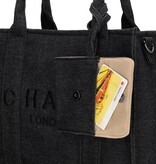 CHARM LONDON BAGS Bond Laptoptas  Black