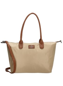 CHARM LONDON BAGS Buckingham Shopper - 1289 Dots,   Zand